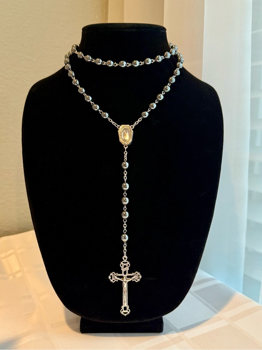 Jerusalem Catholic Prayer Rosary with Holy Water